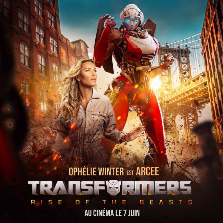 Ophélie Winter est ARCEE dans Transformers - Rise of the best
